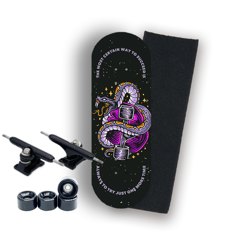 Professional Fingerboard Complete - Skateboard With Snake