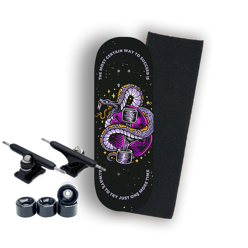Professional Fingerboard Complete - Skateboard With Snake