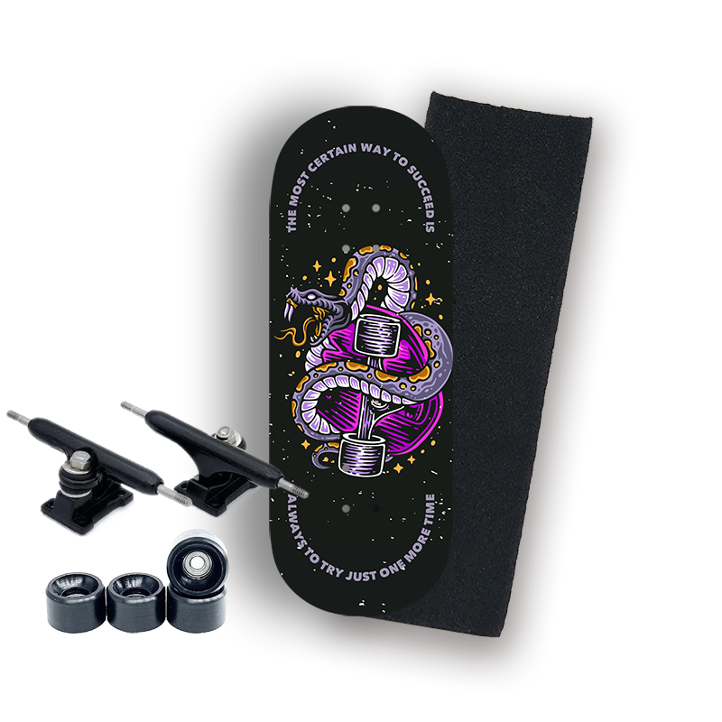 Professional Fingerboard Complete - Skateboard With Snake