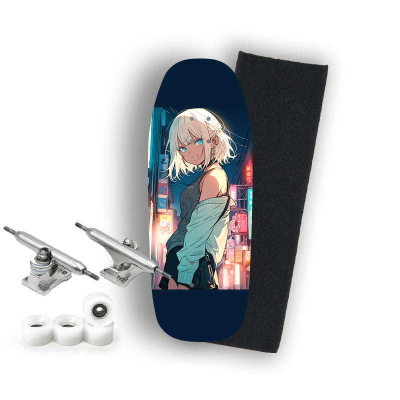 Professional Fingerboard Complete - Anime Girl - Blond Hair