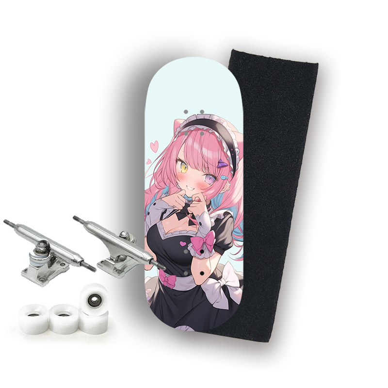 Professional Fingerboard Complete - Anime Girl - Pink Hair