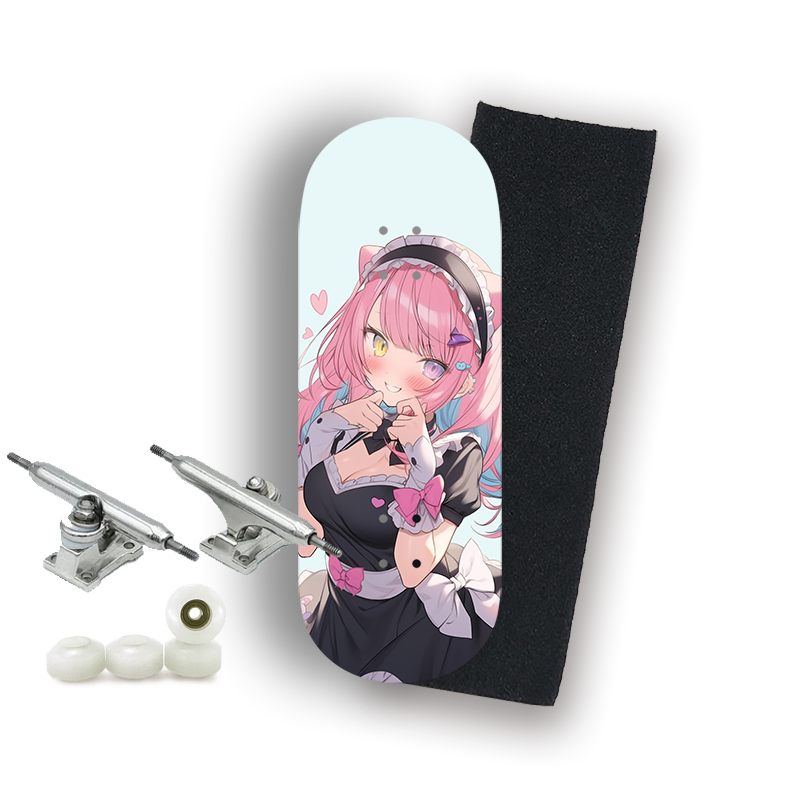 Professional Fingerboard Complete - Anime Girl - Pink Hair