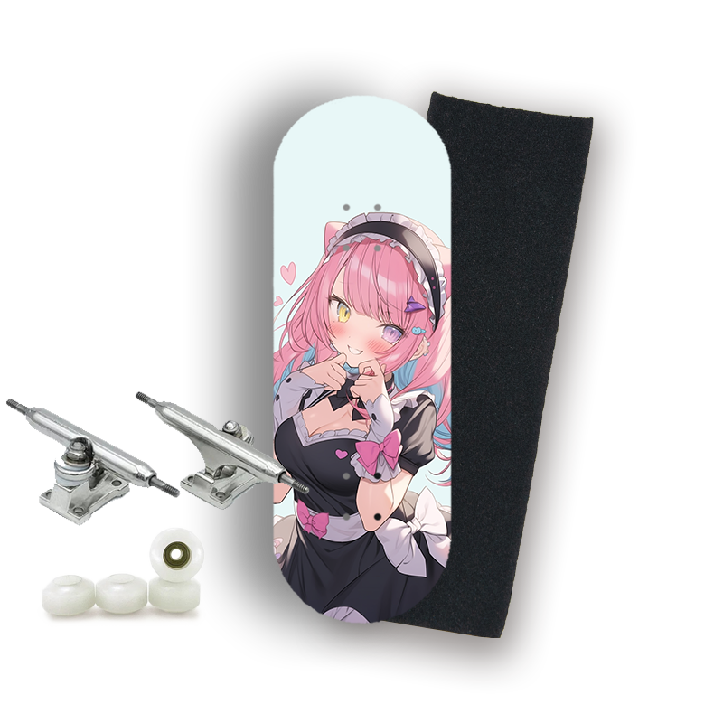 Professional Fingerboard Complete - Anime Girl - Pink Hair