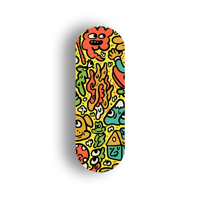 Professional Fingerboard Deck - Doodle Graphics – XFlippro