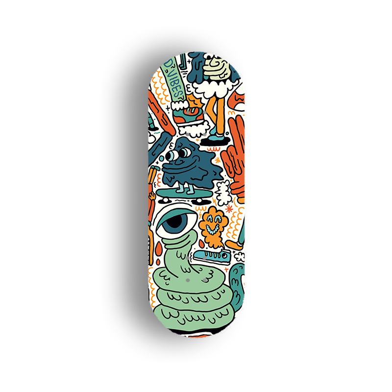 Professional Fingerboard Deck - Doodle SK8