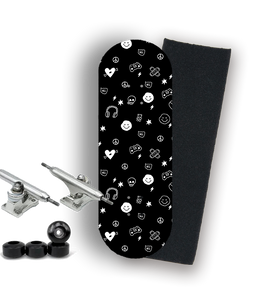 Professional Fingerboard Complete - Game Doodle Black