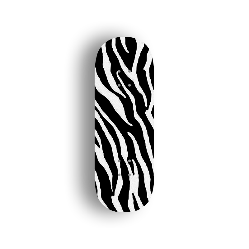 Professional Fingerboard Deck - Zebra