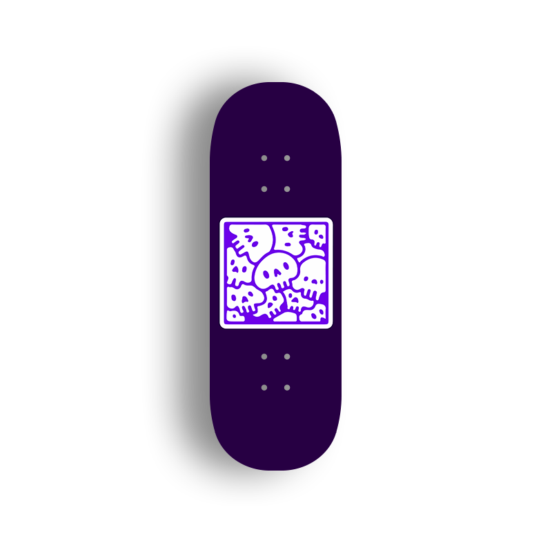 Professional Fingerboard Deck - Skulls