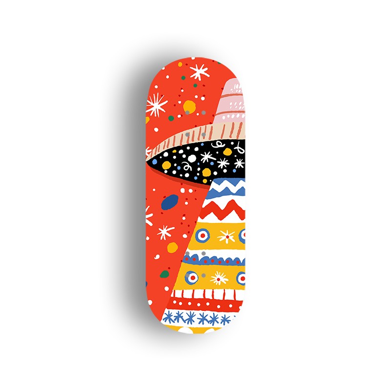 Professional Fingerboard Deck - Fiesta Hat