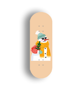 Professional Fingerboard Deck - Cool Snowman