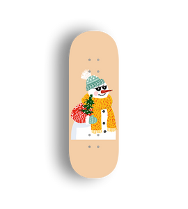 Professional Fingerboard Deck - Cool Snowman