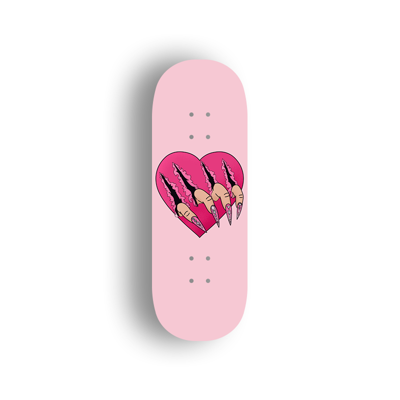 Professional Fingerboard Deck - Heart Claws – XFlippro