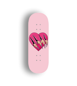 Professional Fingerboard Deck - Heart Claws