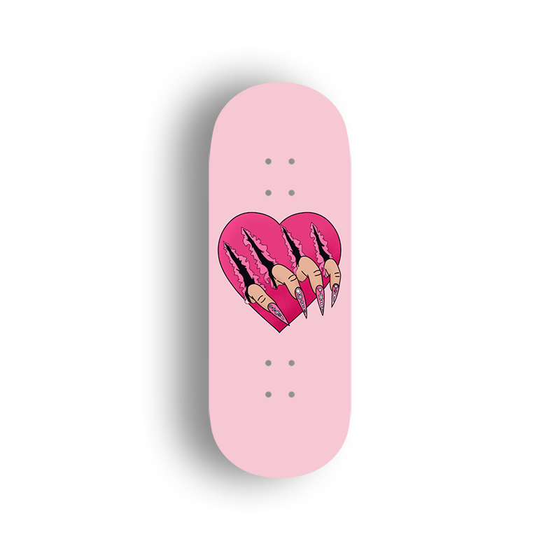 Professional Fingerboard Deck - Heart Claws – XFlippro