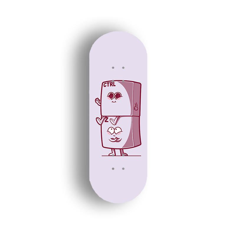 Professional Fingerboard Deck - Ctrl Z