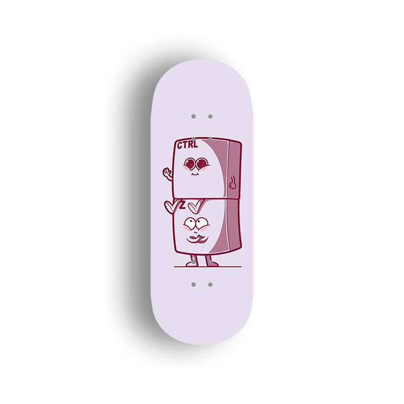 Professional Fingerboard Deck - Ctrl Z