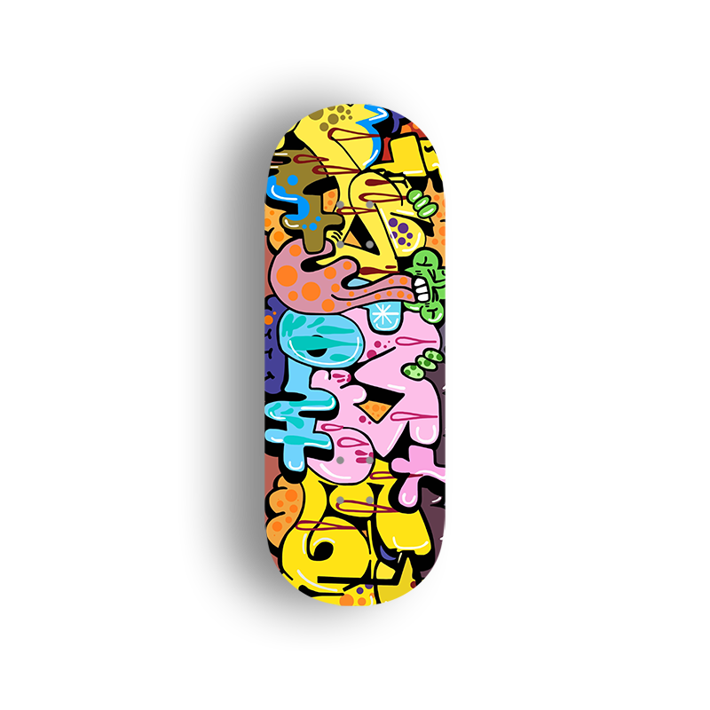 Professional Fingerboard Deck - Graffiti Graphic 02