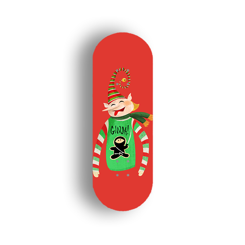 Professional Fingerboard Deck - XMAS