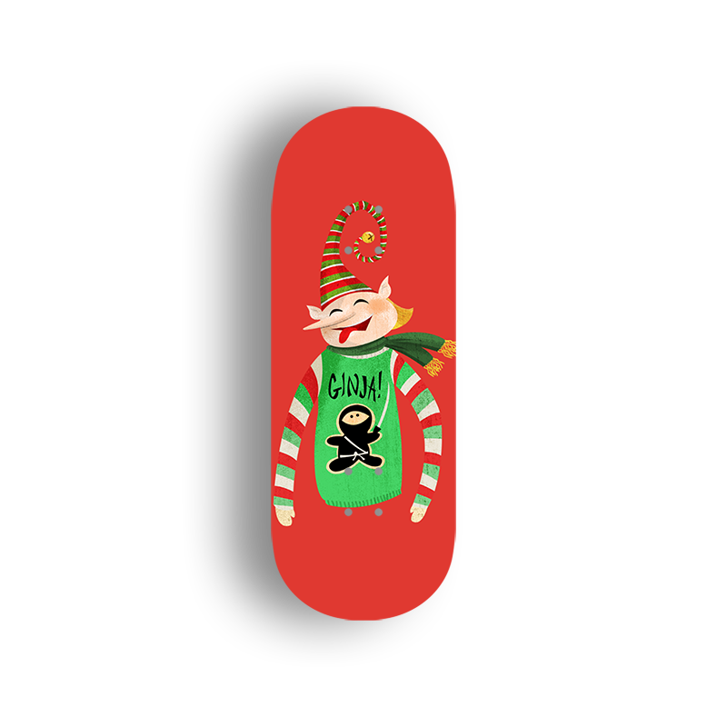 Professional Fingerboard Deck - XMAS