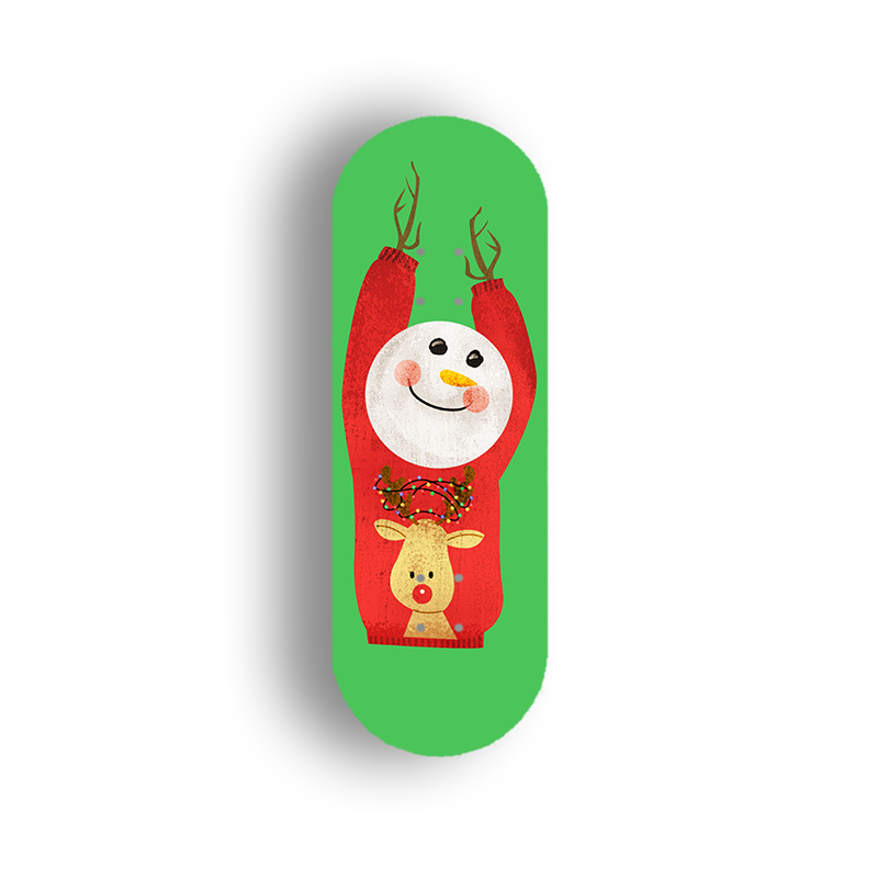 Professional Fingerboard Deck - XMAS Snowman