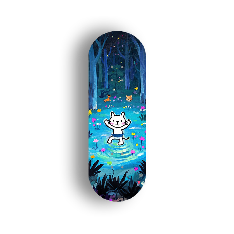 Professional Fingerboard Deck - Moonlit Meadow
