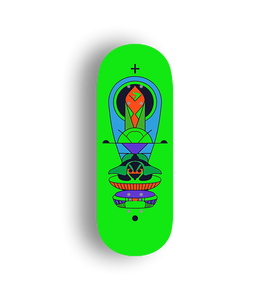 Professional Fingerboard Deck - Neon Oracle