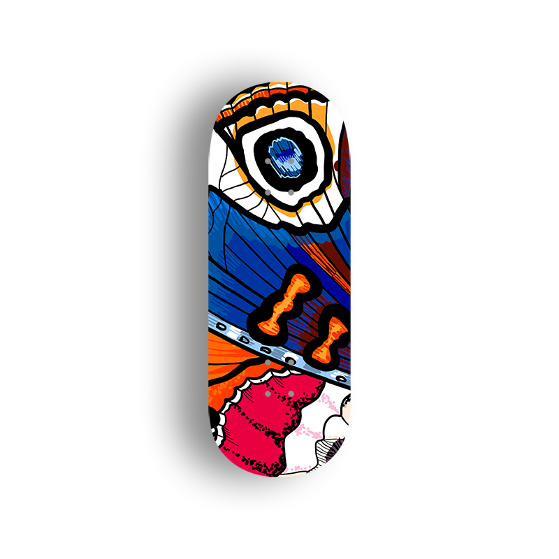 Professional Fingerboard Deck - FractaFly
