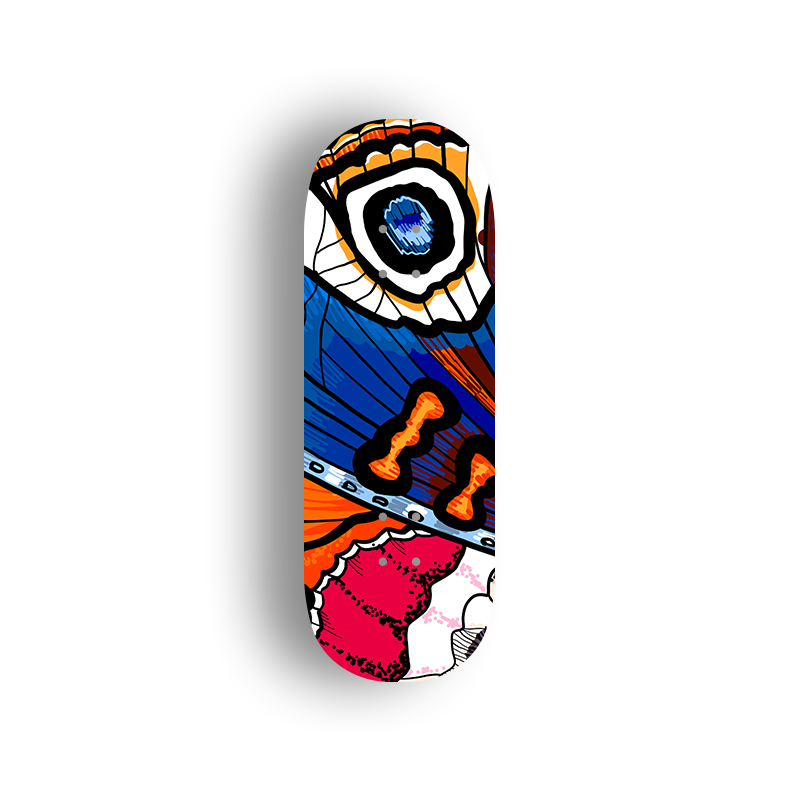 Professional Fingerboard Deck - FractaFly