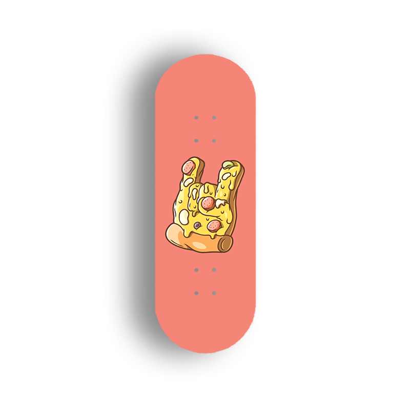 Professional Fingerboard Deck -Pizza Rocka
