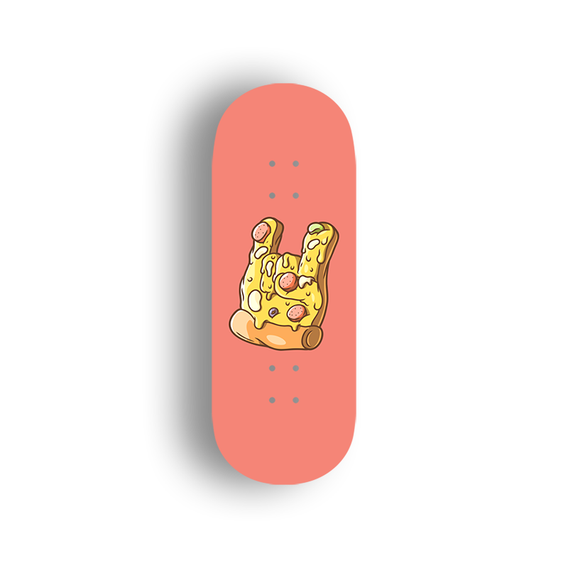 Professional Fingerboard Deck -Pizza Rocka