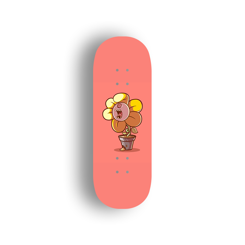 Professional Fingerboard Deck - Chomp Bloom