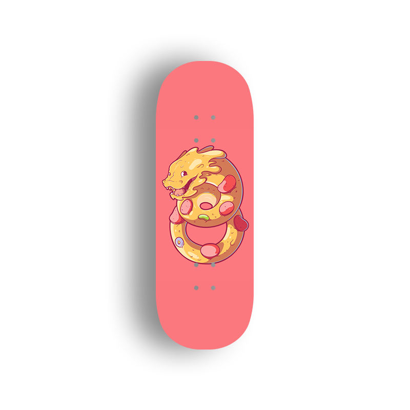 Professional Fingerboard Deck - Dough Dragon
