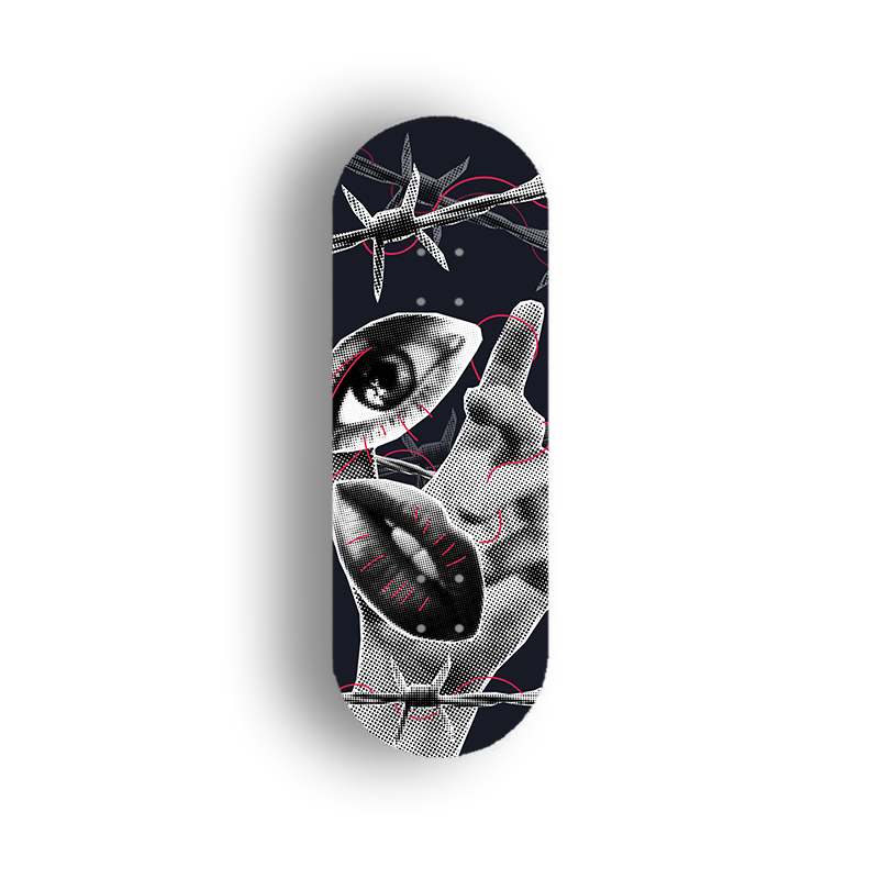 Professional Fingerboard Deck - Thorned Gaze