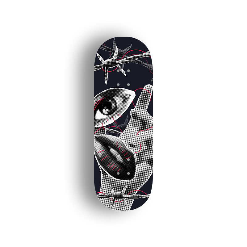 Professional Fingerboard Deck - Thorned Gaze