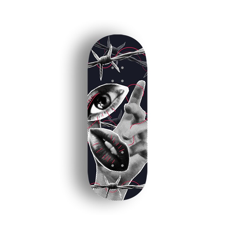 Professional Fingerboard Deck - Thorned Gaze
