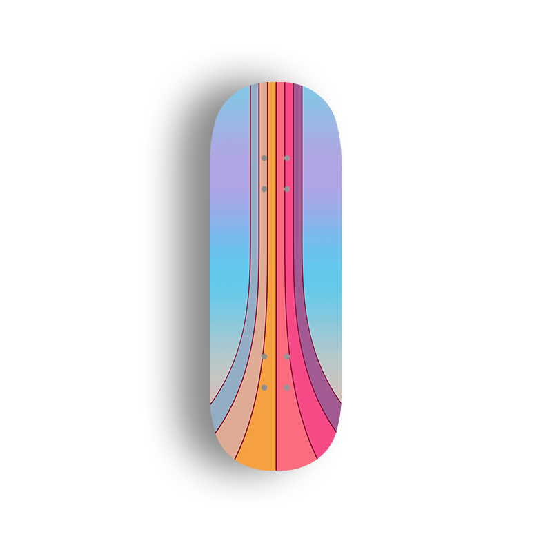 Professional Fingerboard Deck - COLORFUL