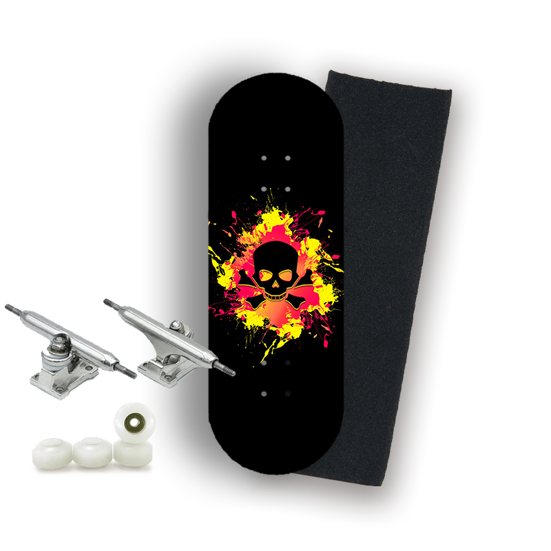 Professional Fingerboard Complete - Skull Nuclear Explosion