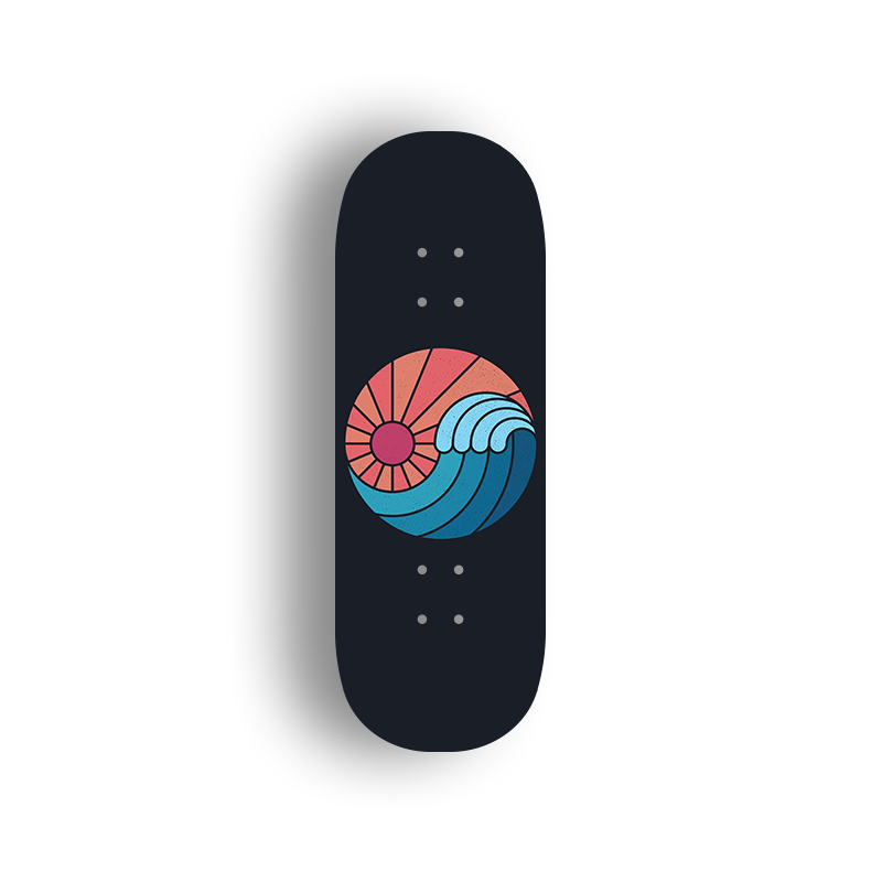 Professional Fingerboard Deck - SUNRISE