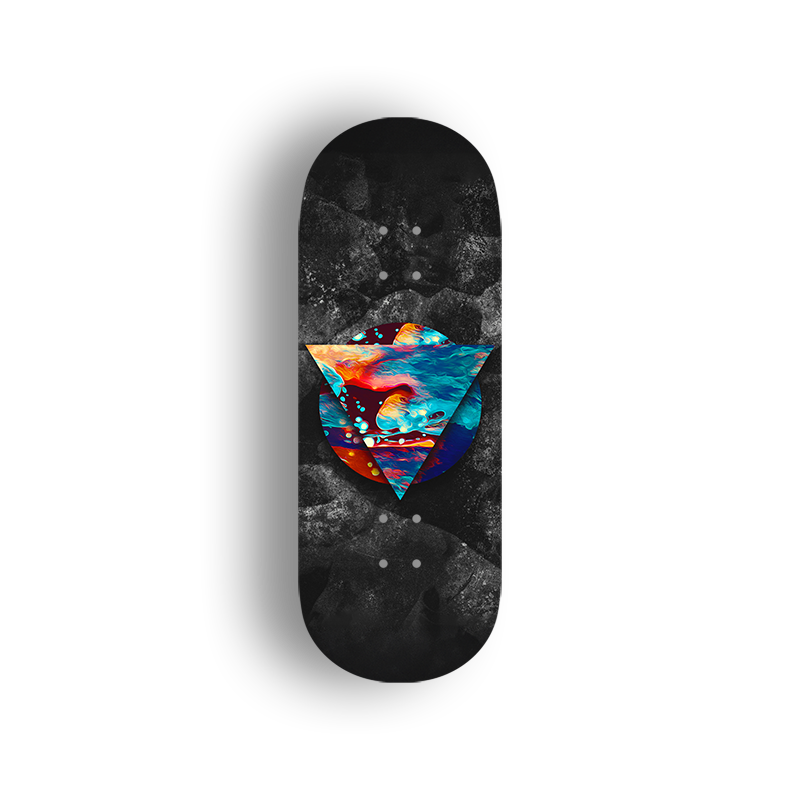 Professional Fingerboard Deck - Geometric Art