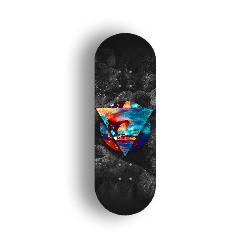 Professional Fingerboard Deck - Geometric Art