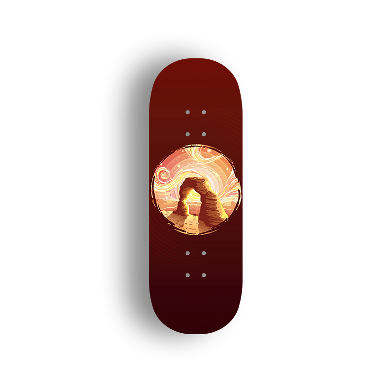Professional Fingerboard Deck - Desert Arch