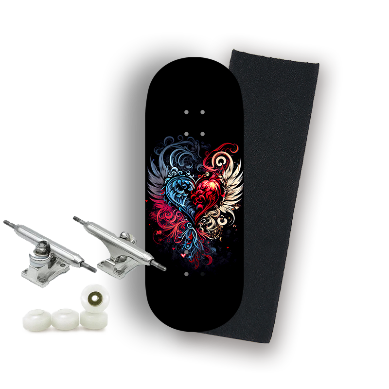 Professional Fingerboard Complete - Winged Heart