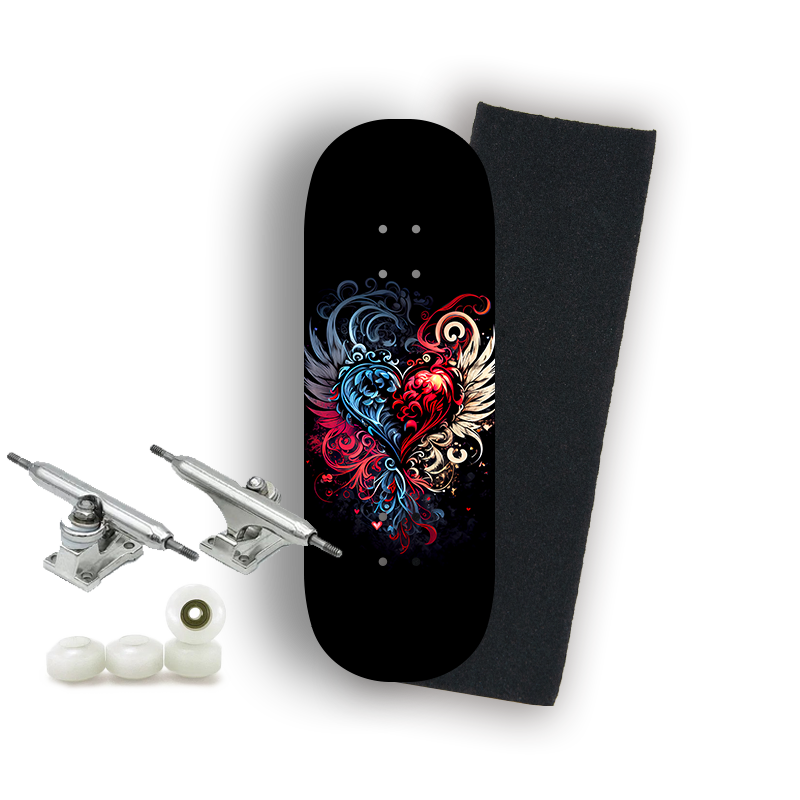 Professional Fingerboard Complete - Winged Heart