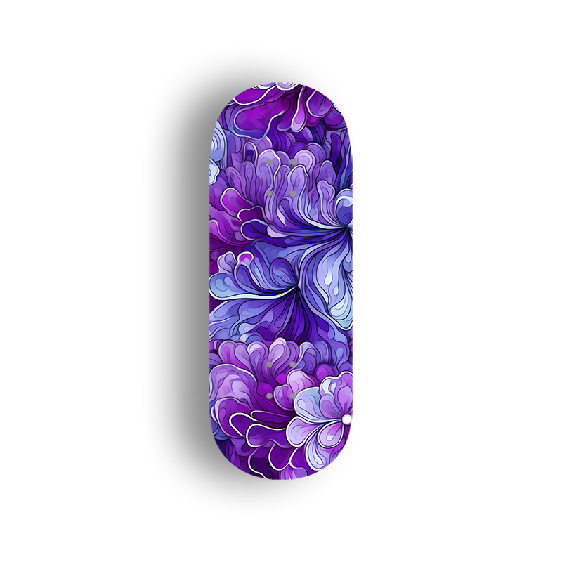 Professional Fingerboard Deck - Purple Floral