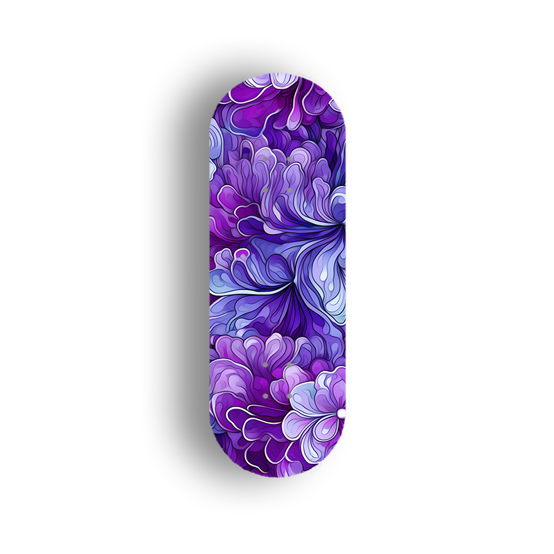 Professional Fingerboard Deck - Purple Floral