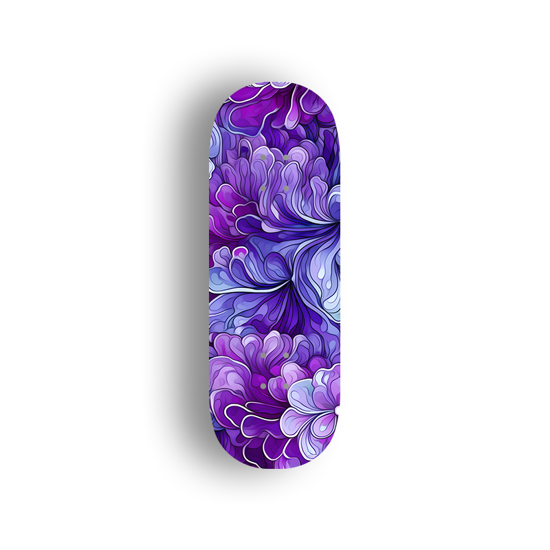 Professional Fingerboard Deck - Purple Floral