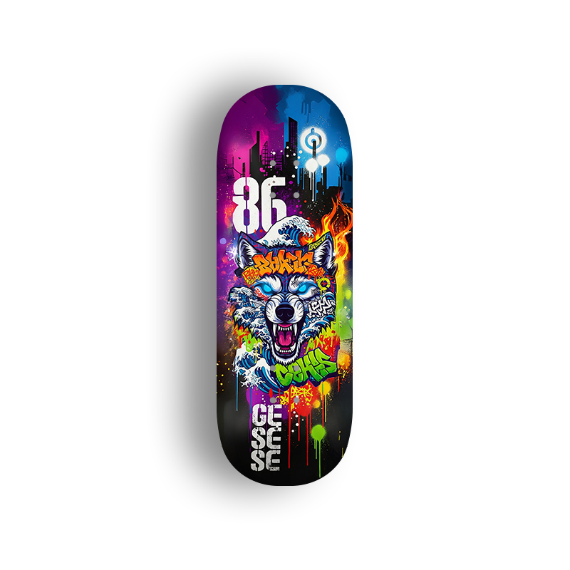 Professional Fingerboard Deck -Urban Wolf