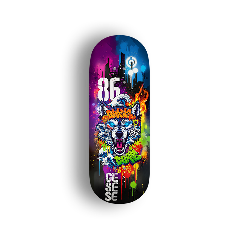 Professional Fingerboard Deck -Urban Wolf