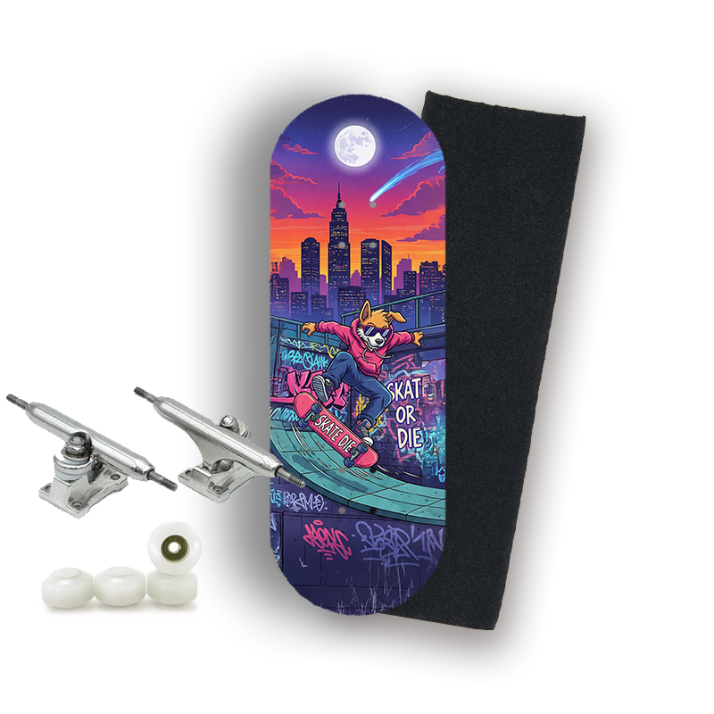 Professional Fingerboard Complete - Neon Pup Sk8