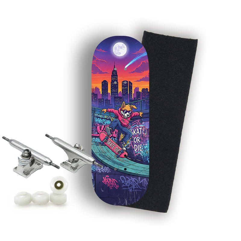 Professional Fingerboard Complete - Neon Pup Sk8